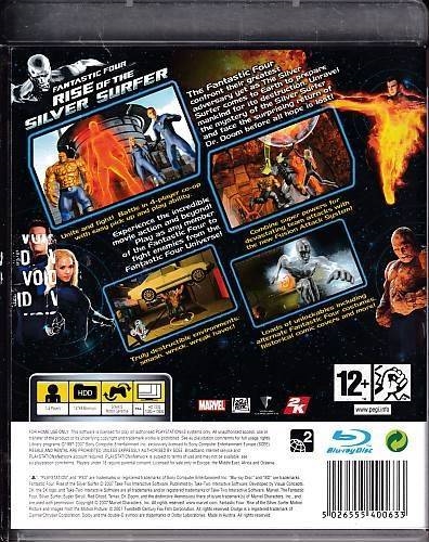 Fantastic Four Rise Of The Silver Surfer - PS3 (B Grade) (Genbrug)